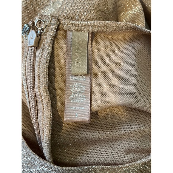 SKIMS Shimmer Catsuit Long Sleeve Bodysuit Jumpsuit Small S - Picture 4 of 9